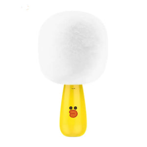 CALF Bluetooth Wireless Karaoke Microphone with Speaker G2 (Line Friend Edition-Bear/Rabbit/Duck)